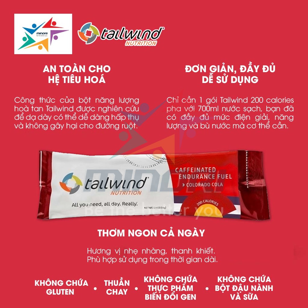 Bộ Dinh Dưỡng Bổ Sung Điện Giải TailWind Endurance - 2 Serving