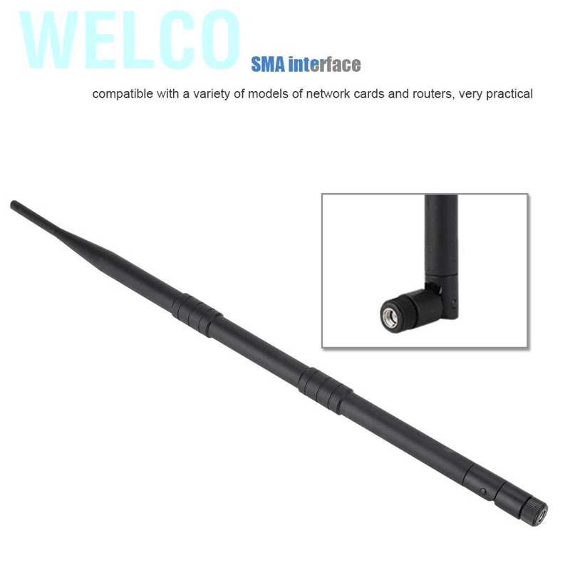 Ăng Ten Thu Sóng Wifi Welco 3x 380mm 9dbi Sma Cho Asus Rt-ac66u Rt-ac68u