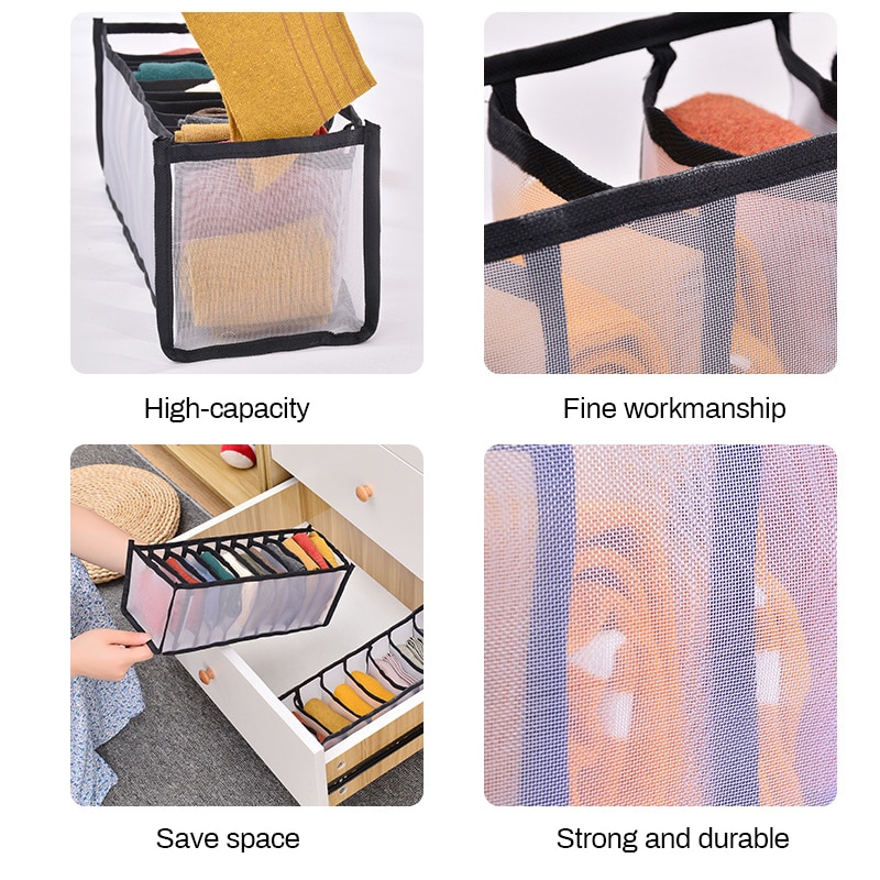 Hộp Lưới Đựng Đồ Lót Nhiều Ngăn Tiện Lợi