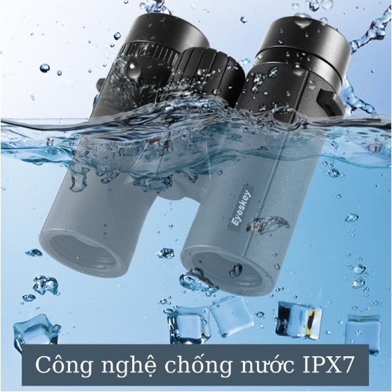 Ống nhòm 2 mắt Eyeskey 8x32 HD Dreamer cao cấp nhìn siêu xa siêu sắc nét, thiết kế tối giản chuyên dụng du lịch dã ngoại