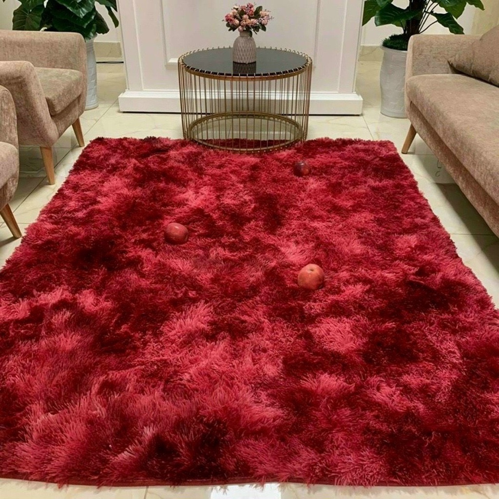 Thảm lông trải sàn mềm mượt trang trí nhà cửa, thảm lông decor phòng ngủ phòng sinh viên kích thước 1m6x2m