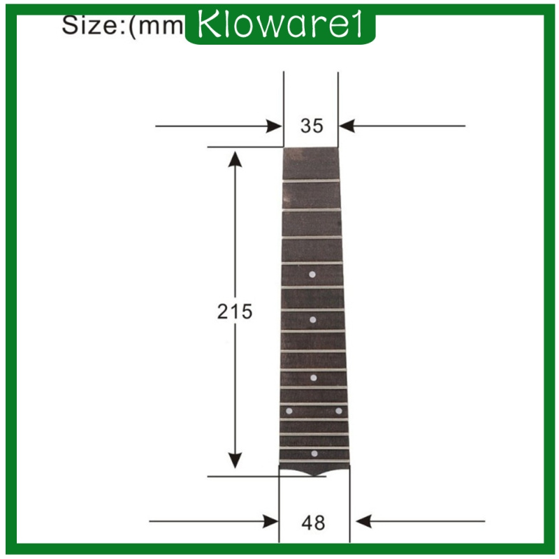 4 Phím Đàn Guitar 15 Phím Màu Trắng Kloware1