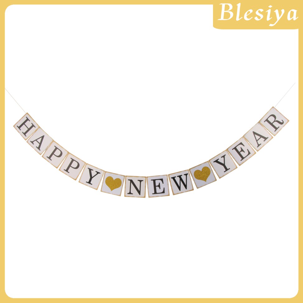 Dây treo trang trí chữ Happy New Year 3m xinh xắn