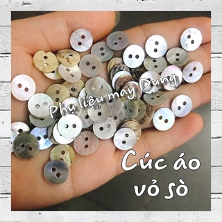 Nút áo vỏ sò : 1 bịch 50 nút
