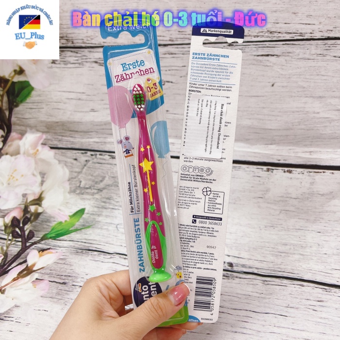 Bàn chải Dontodent cho trẻ 0-3 tuổi - Đức