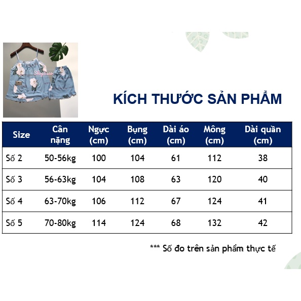 Đồ bộ lanh (tole) mặc nhà nữ SHOP5SAO đùi hai dây (50-62kg)