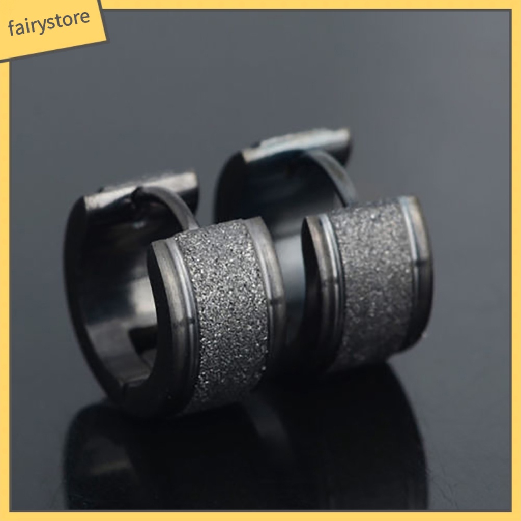 Bộ F1 Đôi Bông Tai Bằng Thép Titan Dành Cho Nam Và Nữ