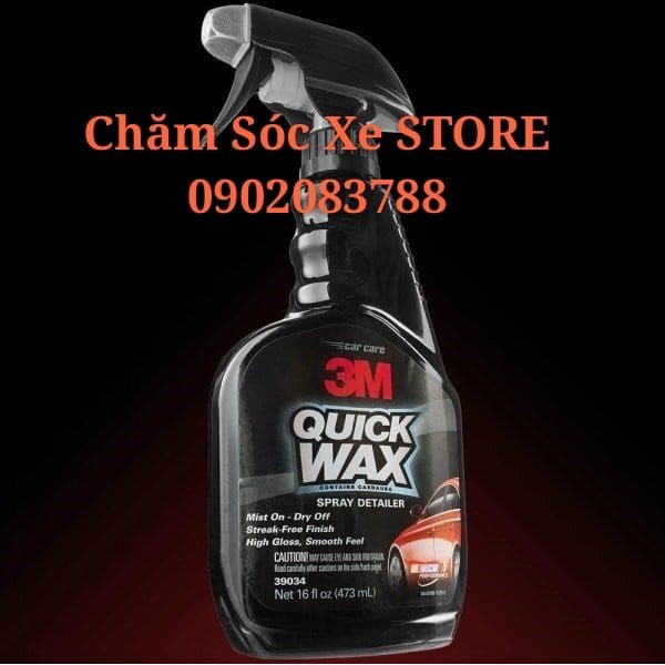 CHAI XỊT ĐÁNH BÓNG NHANH 3M- QUICK WAX 39034