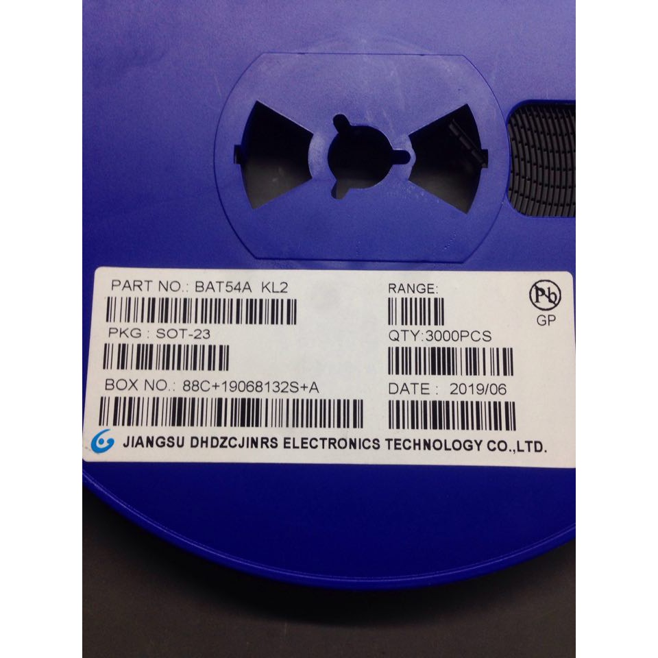 BAT54A diot 1 ra 2 mã KL2 (gói 20 con)