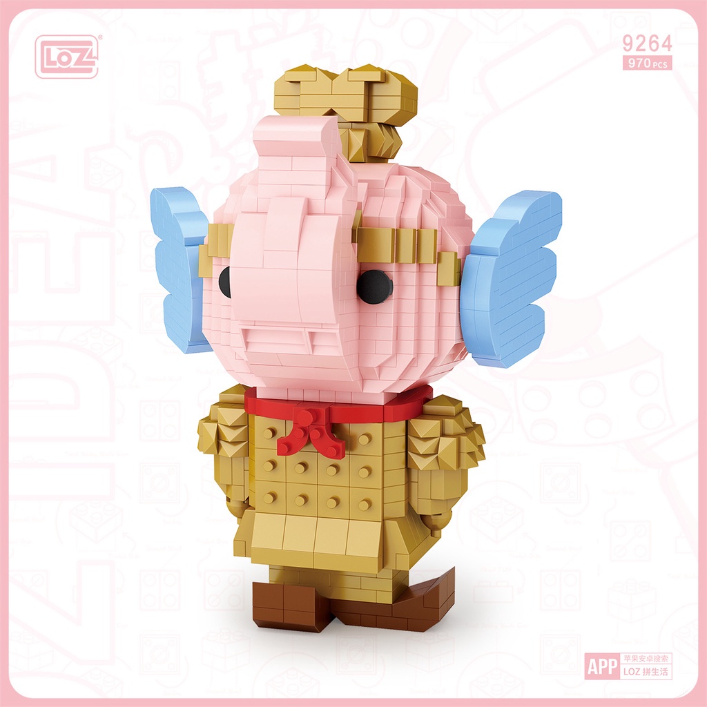 Đồ Chơi Lắp Ráp Loz Mô Hình Nhân Vật Kinh Kịch Trung Hoa 9265