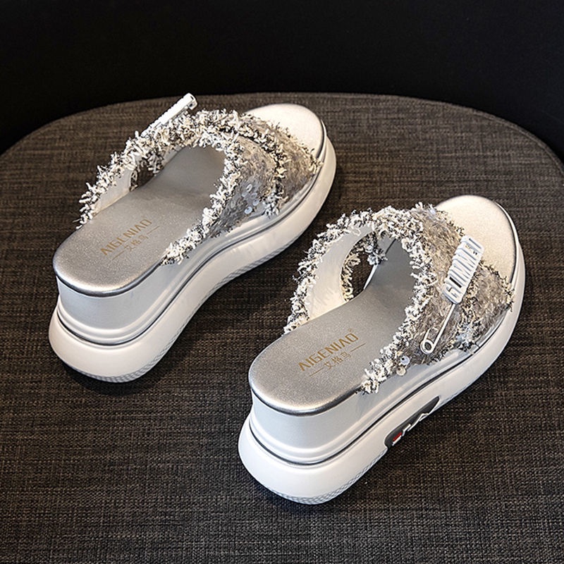 Giày Đế Dày Chống Trượt Thiết Kế Mới Năng Động Thời Trang