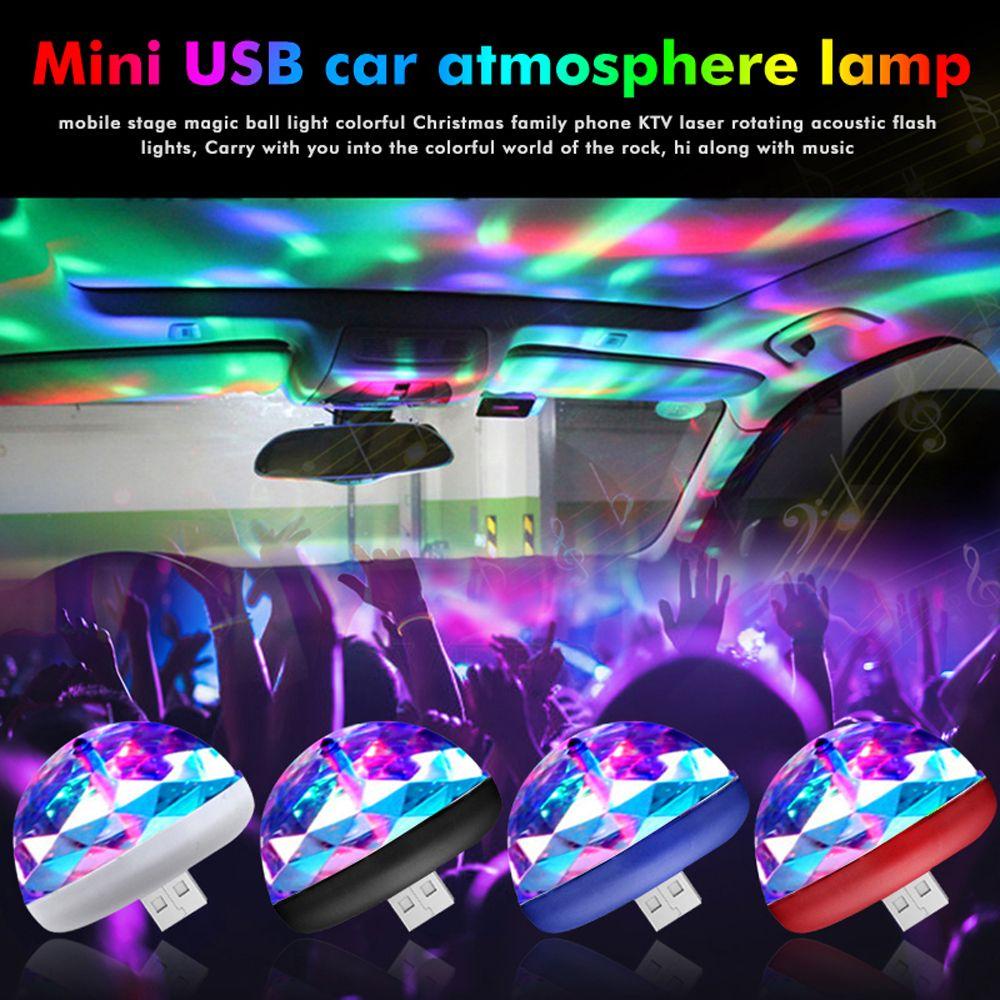 Đèn LED RGB USB Mini D6 Điều Khiển Bằng Giọng Nói Trang Trí Phòng / Ngoài Trời / Tiệc DJ Disco / Điện Thoại