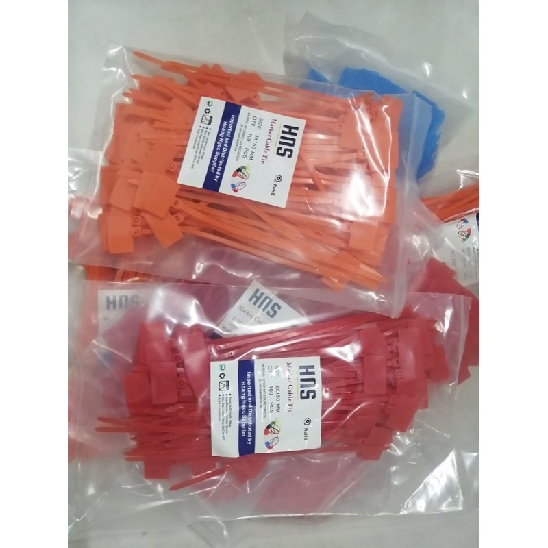 100 dây rút nhãn - dây rút vuông -dây thít nhãn -dây rút đánh dấu -dây thít đánh dấu