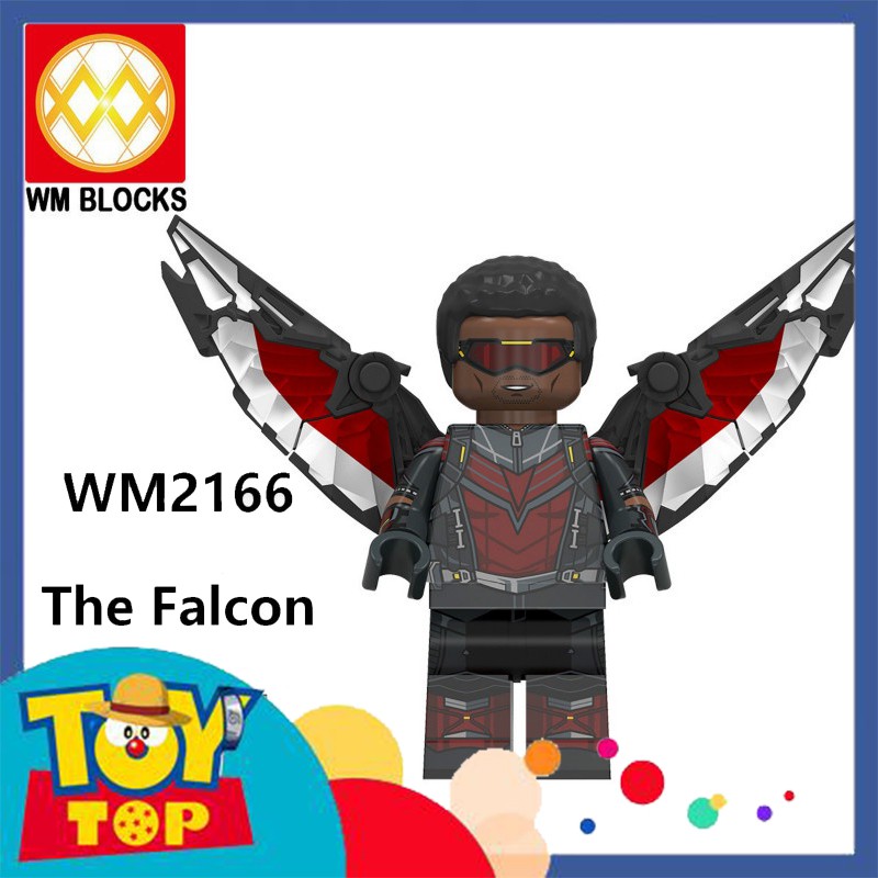 [Một con] ghép Marvel MCU Falcon Winter Soldier Minifigures các mẫu Zemo , John Walker , New Captain .. WM6117