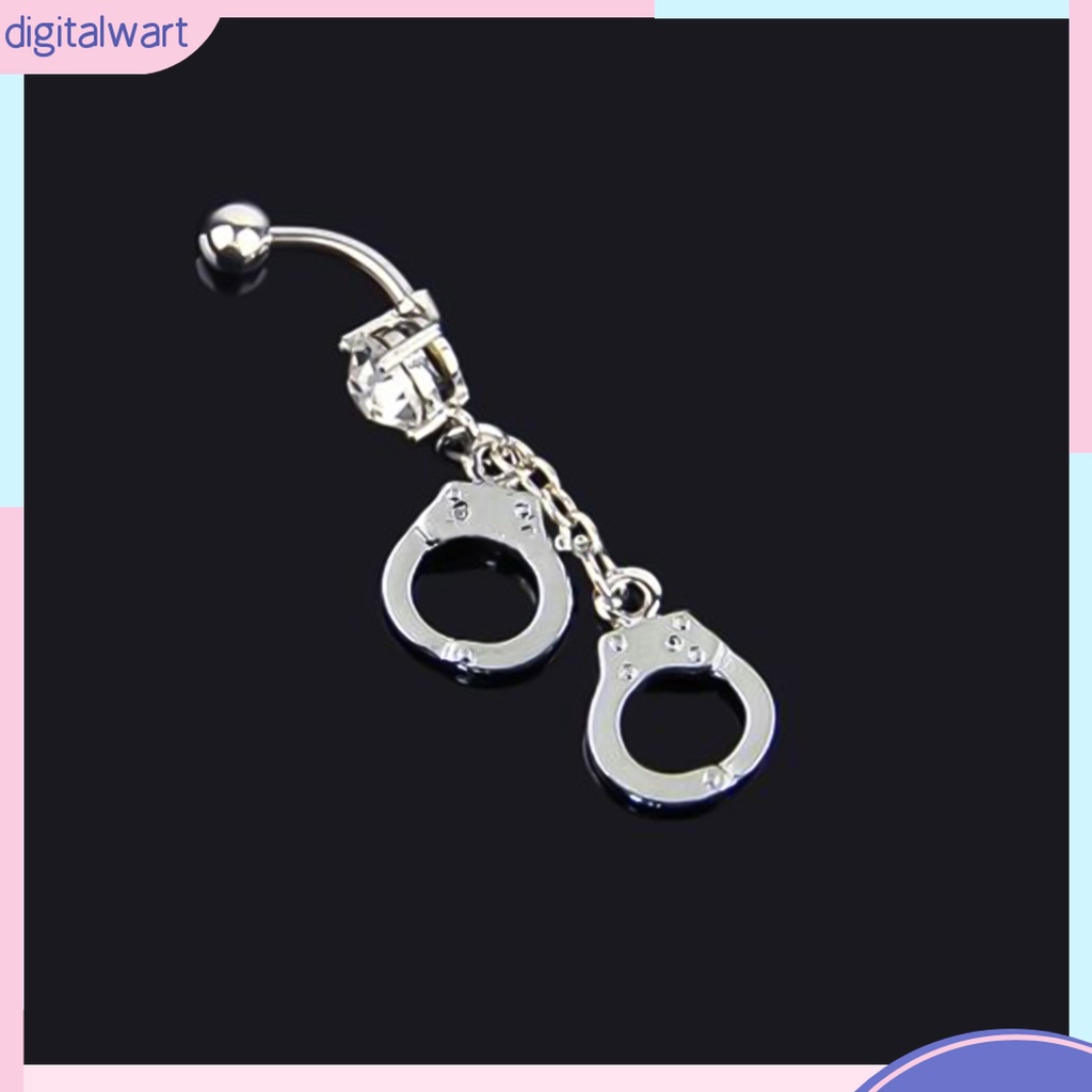 Khuyên Rốn Hình Còng Tay Đính Đá Thời Trang Cho Nữ