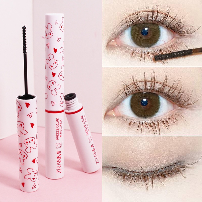 [Hàng mới về] Mascara chải mi đầu cọ mảnh chống thấm nước lâu trôi không nhòe tiện dụng