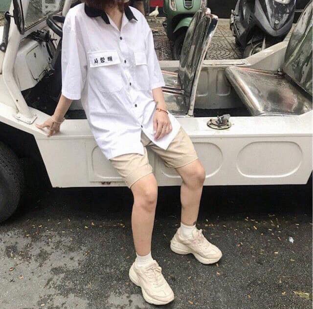 Quần Sooc 🦋 Quần đùi chất Kakki Nam Nữ style KOREA 2 màu 🦋 | BigBuy360 - bigbuy360.vn