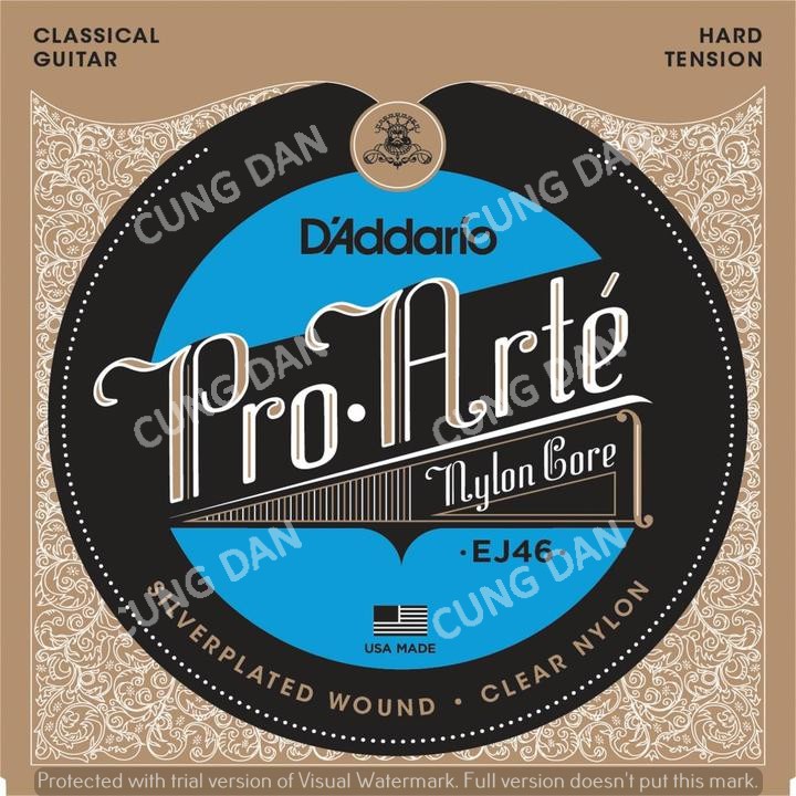 Dây đàn nylon guitar classic D'addario EJ46
