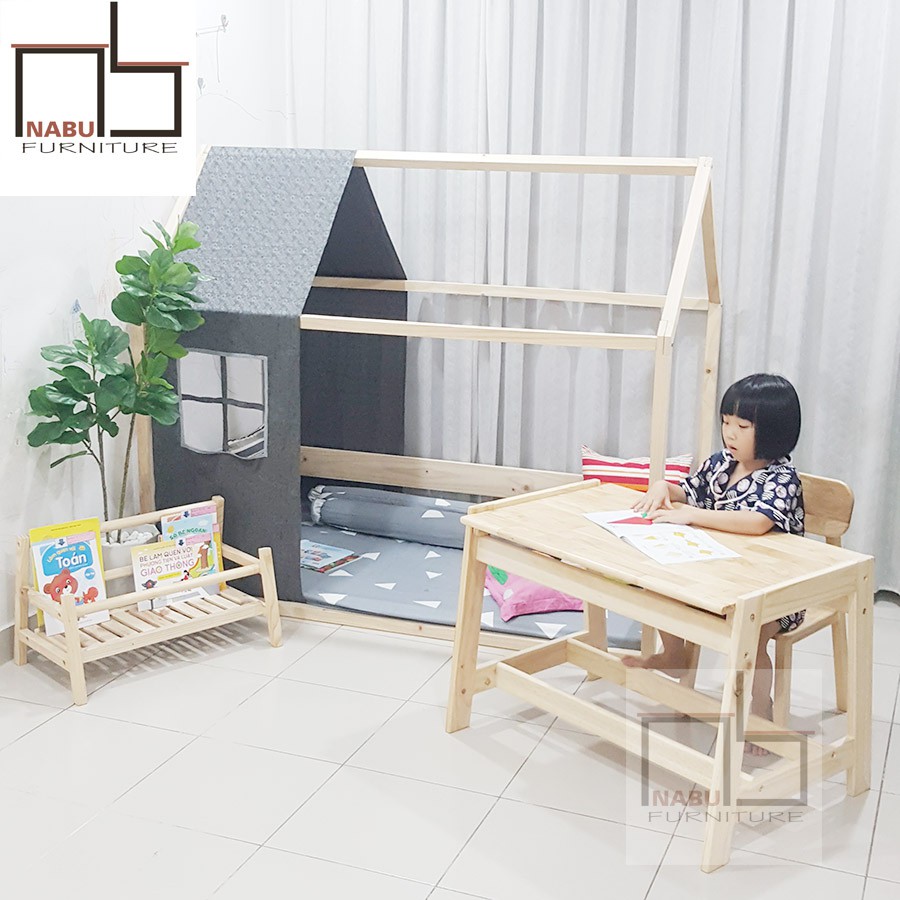 BÀN HỌC SINH GỖ TỰ NHIÊN TỐT CHO SỨC KHỎE - THEO TIÊU CHUẨN HÀNG XUẤT KHẨU