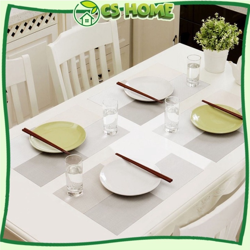 Tấm trải bàn ăn sang trọng, Khăn trải bàn ăn nhựa PVC phong cách Châu Âu dùng trong nhà hàng, khách sạn, phòng ăn uống