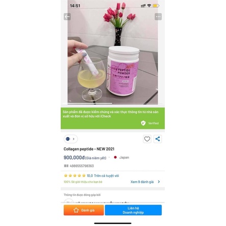 COLLAGEN THUỶ PHÂN THE PEPTID NHẬT BẢN  CHÍNH HÃNG ĐẸP DA TRẺ HOÁ CƠ THỂ NGĂN LÃO HOÁ