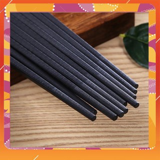 Bộ 10 đôi đủa hợp kim màu đen - 7995