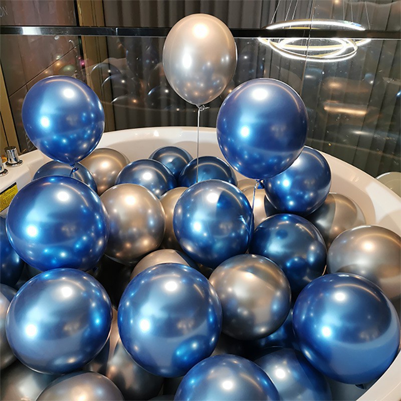 50 Bong Bóng Kim Loại 5 Inch Trang Trí Tiệc