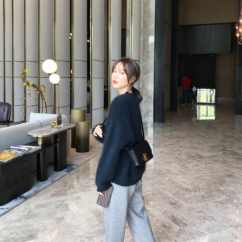 Áo Len Nữ Dài Tay Cổ Tròn Thời Trang Hàn | BigBuy360 - bigbuy360.vn