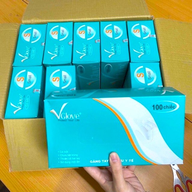 100 Chiếc Găng Tay Y Tế, Bao Tay Y Tế Có Bột/Không Bột VGlove