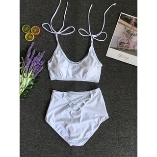 Bikini yếm buộc nơ dễ thương (3 màu)