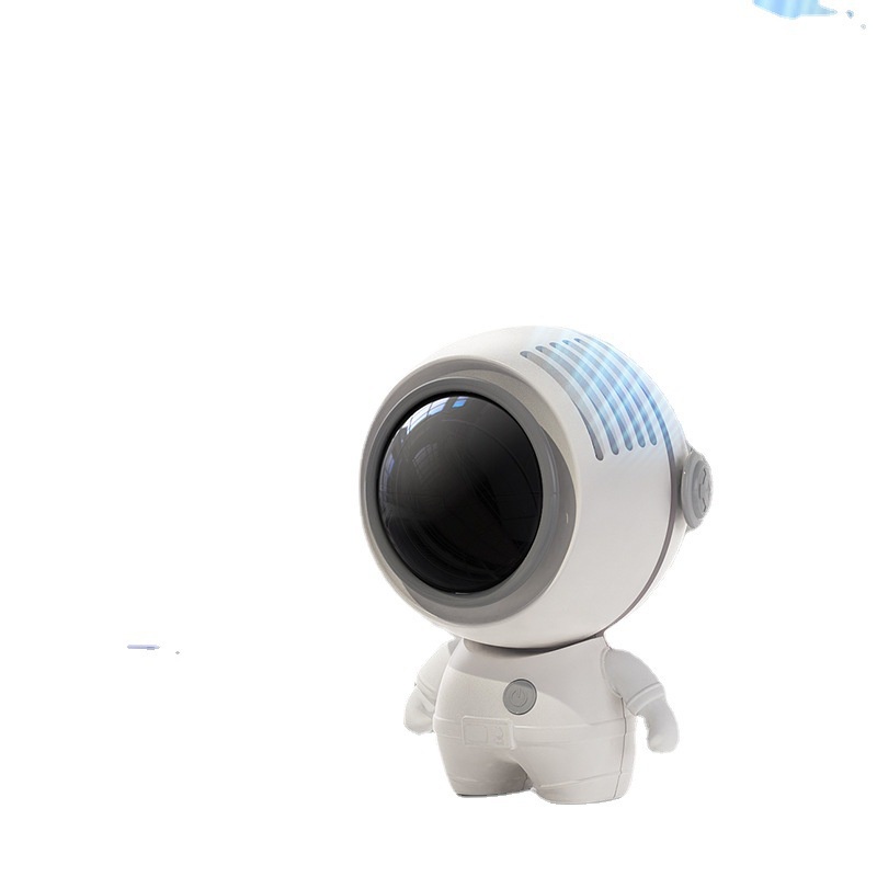 Quạt đeo cổ tích điện phi hành gia không cánh USB mini để bàn cầm tay nhỏ gọn dung lượng pin cao