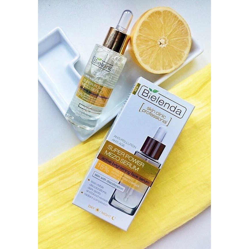 Serum huyết thanh Bielenda 15% giảm nám trắng da