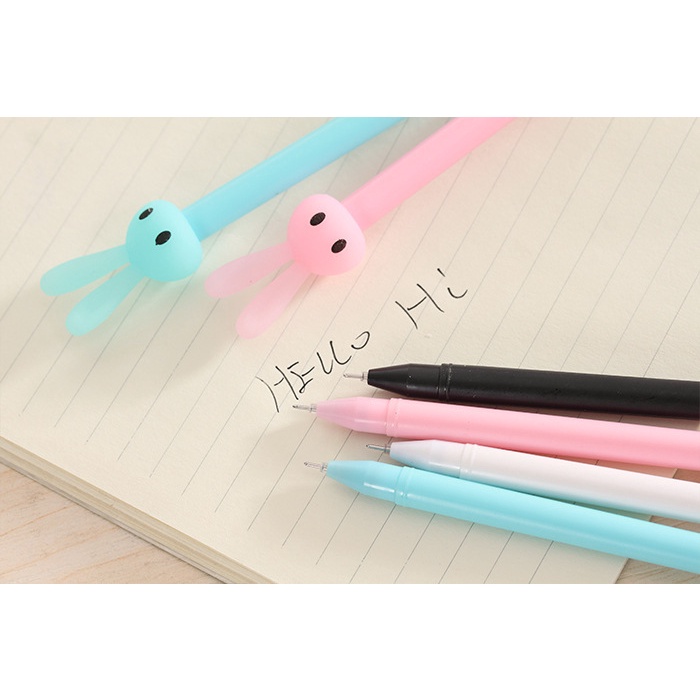 Bút Gel Hình Thỏ Dễ Thương Ngộ Nghĩnh (Nhiều Màu)