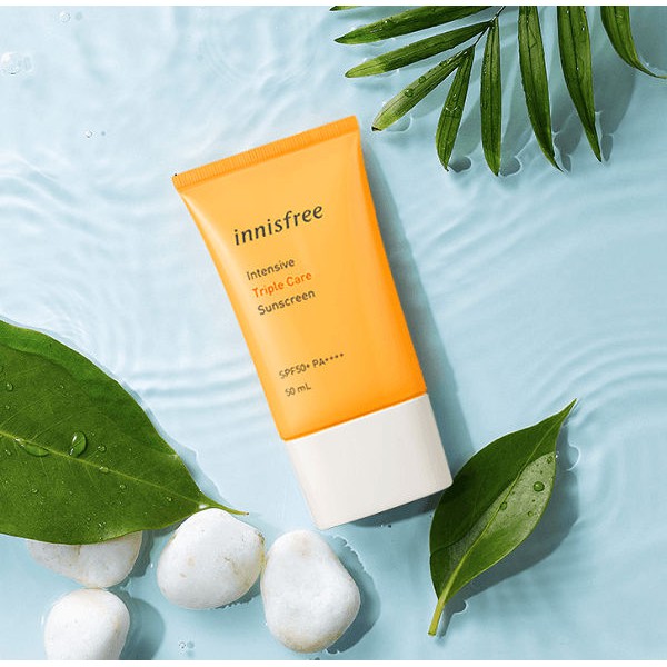 Kem Chống Nắng Chống Trôi, Điều Chỉnh Tông Da Innisfree intensive Triple Care Sunscreen 50mL