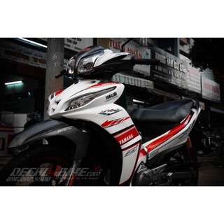 [D4B-Tem chuẩn xịn] Tem xe JUPITER RC ĐỎ TRẮNG