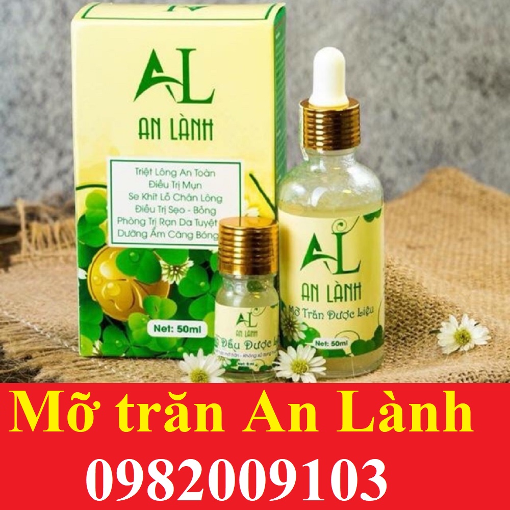 MỠ TRĂN AN LÀNH hộp 50ml, Dược liệu an lành triệt lông không đau, làm sạch lông vùng kín siêu nhanh, hương thơm tự nhiên