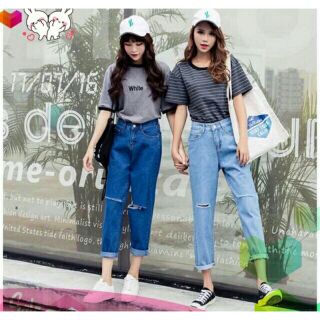 Quần jeans baggy bigsize. Đủ size 32-35