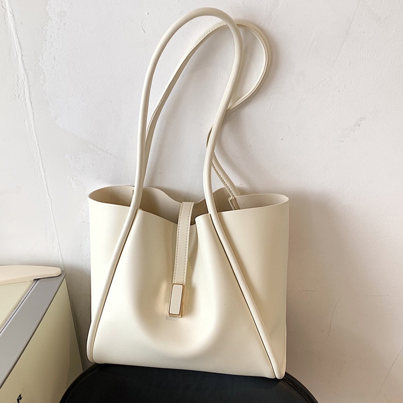 Túi đeo vai IELGY cỡ lớn màu sắc đơn giản thời trang cho nữ