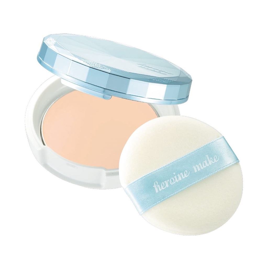 Phấn phủ nền trong suốt không trôi KISSME Heroine Make Long Stay Powder Clear 5g
