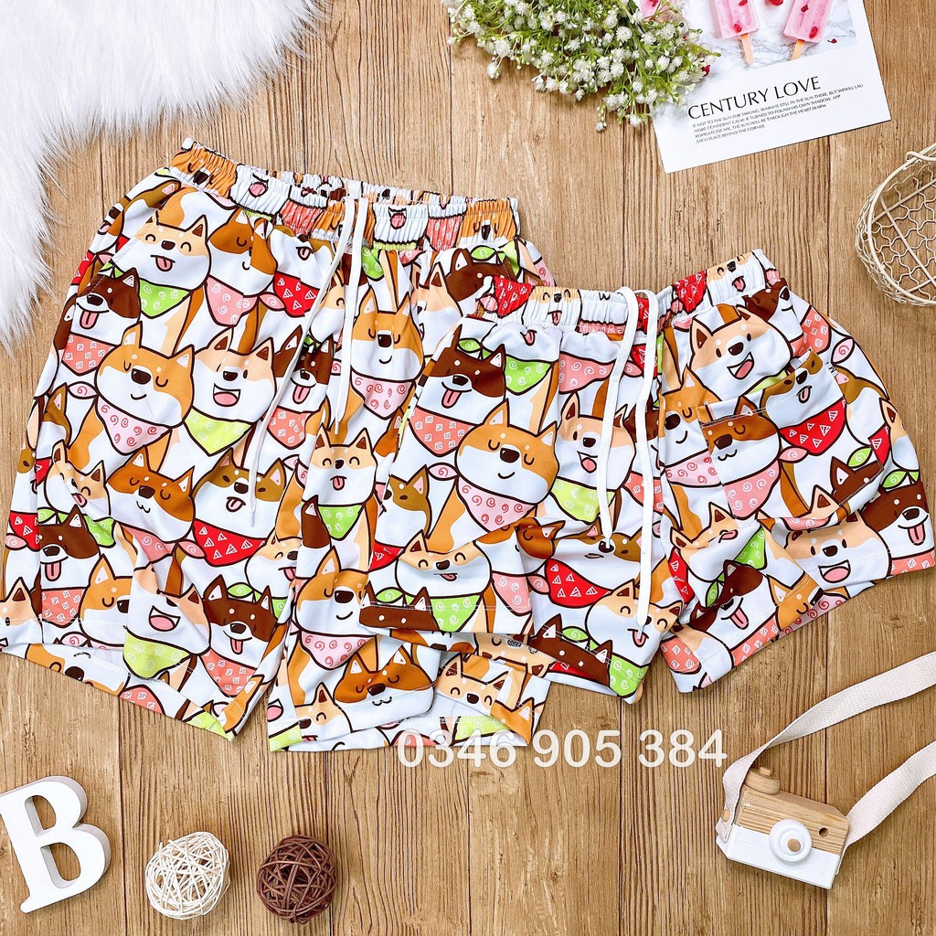 Quần Đi Biển Nhóm Nam Nữ Vải Katesilk | BigBuy360 - bigbuy360.vn