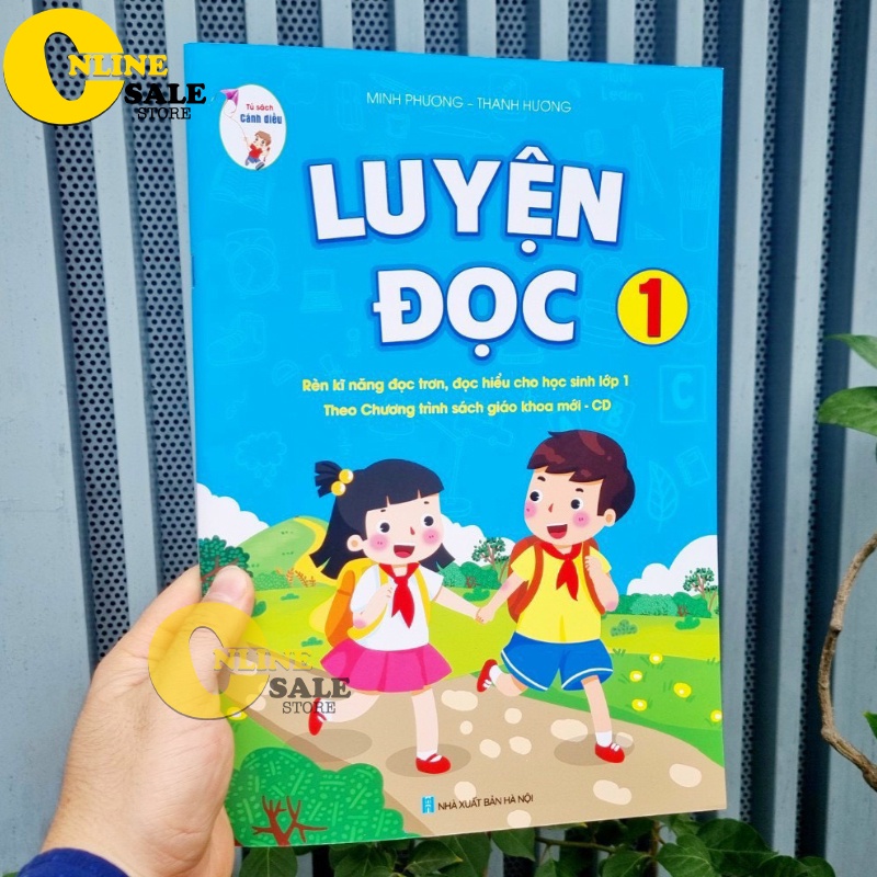 [Mẫu Mới]Luyện đọc rèn kỹ năng đọc trợn, đọc hiểu cho học sinh lớp 1- 67 trang và 137 bài học, Kích thước  20.5x29.5 cm