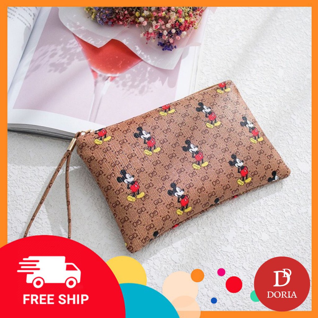 GIAO MÀU NGẪU NHIÊN -FREESHIP 50K_Ví Da Nữ Cầm Tay Hoạ Tiết Siêu Hot 2020 DR1122 | BigBuy360 - bigbuy360.vn