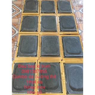 đá nướng thit kèm lót gỗ có gờ