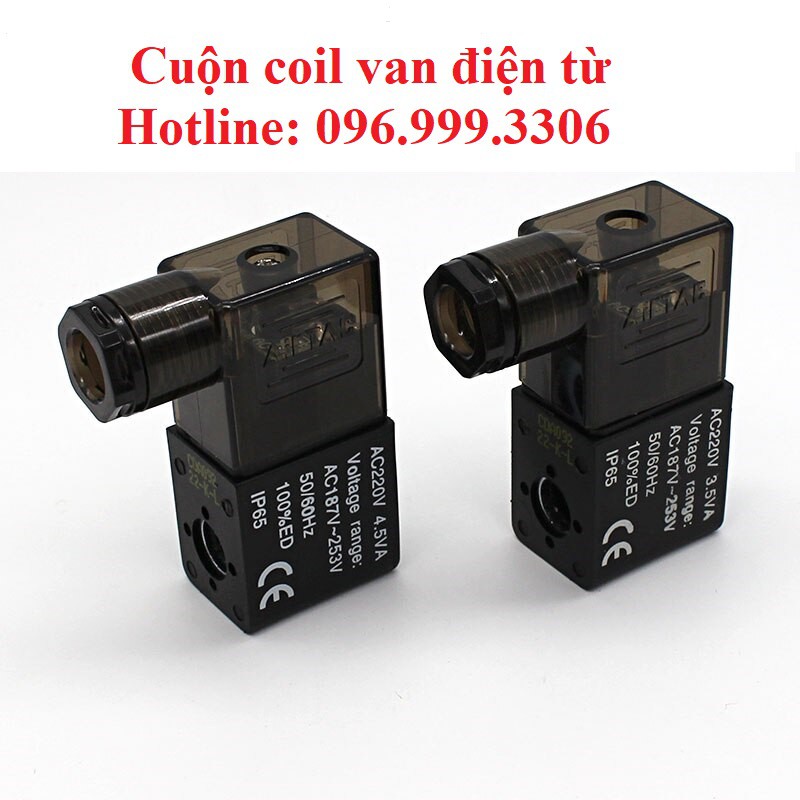 Cuộn Coil Cuộn Hút Van Điện Từ 220VAC và 24VDC GIÁ SỈ