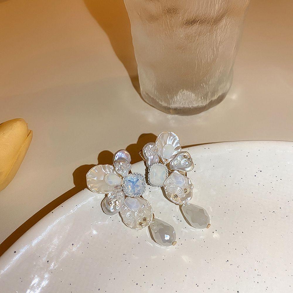 Bông Tai Hình Vỏ Sò Phong Cách Baroque Ngọt Ngào Cho Nữ