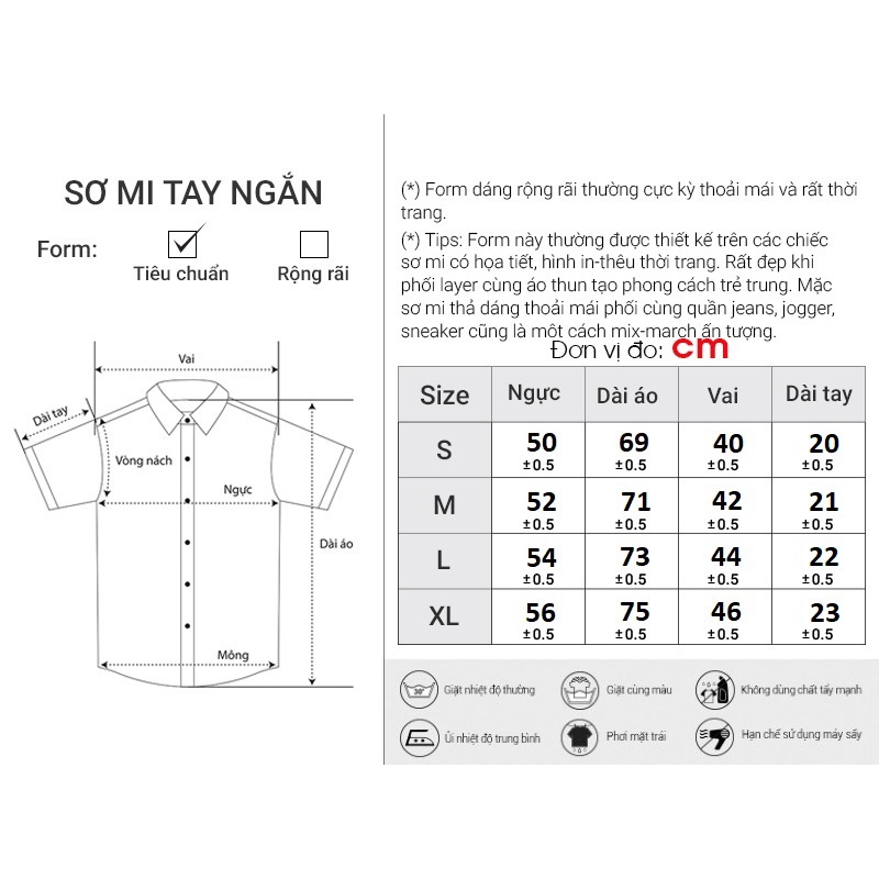 Áo Sơ Mi Nam Tay Ngắn Trơn Thời Trang Đơn Giản Y2010 M5 19959 |YaMe|