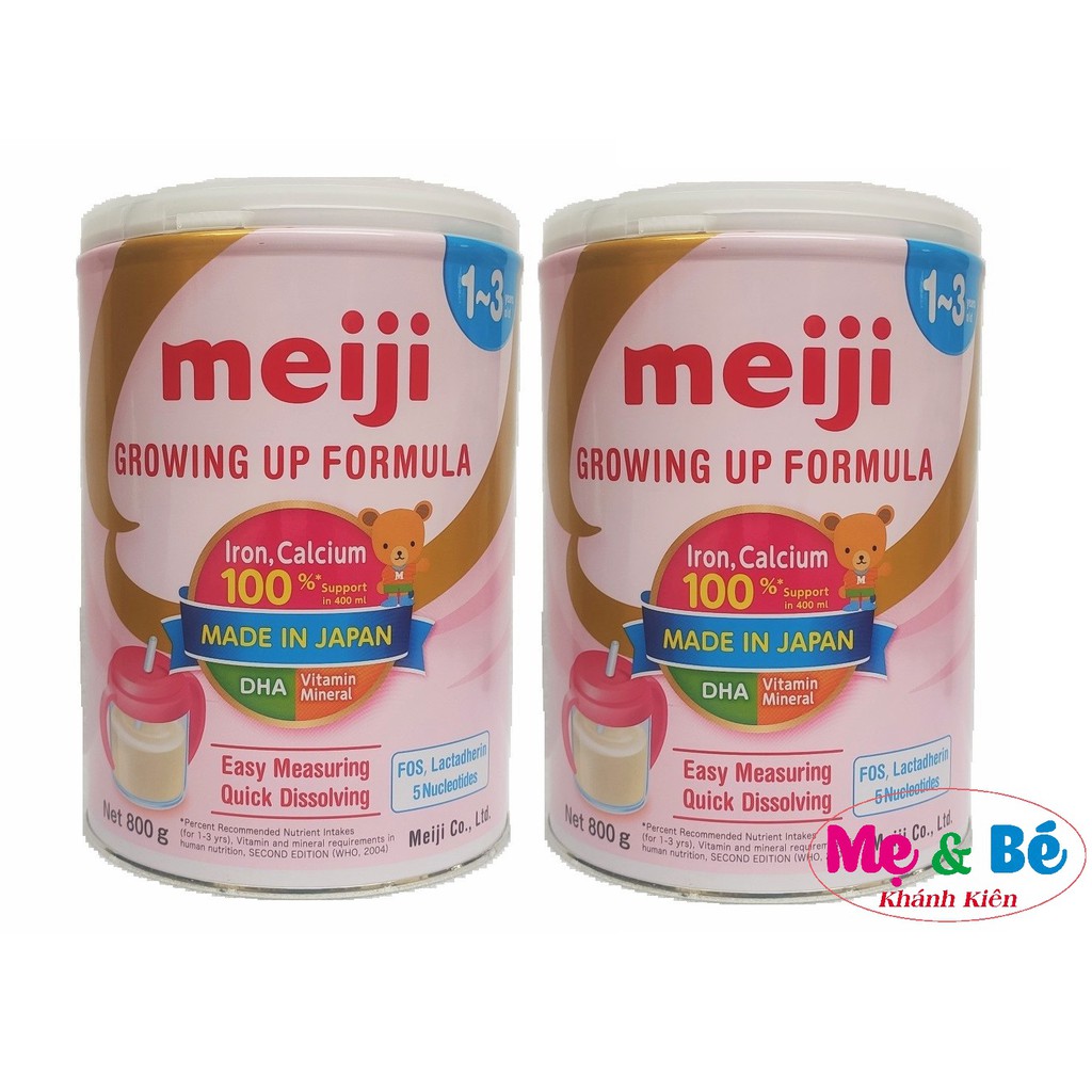 [Mã 267FMCGSALE giảm 8% đơn 500K] Combo 2 Hộp Sữa Meiji số 3 800g Nhập khẩu (Mẫu mới, date 2023)