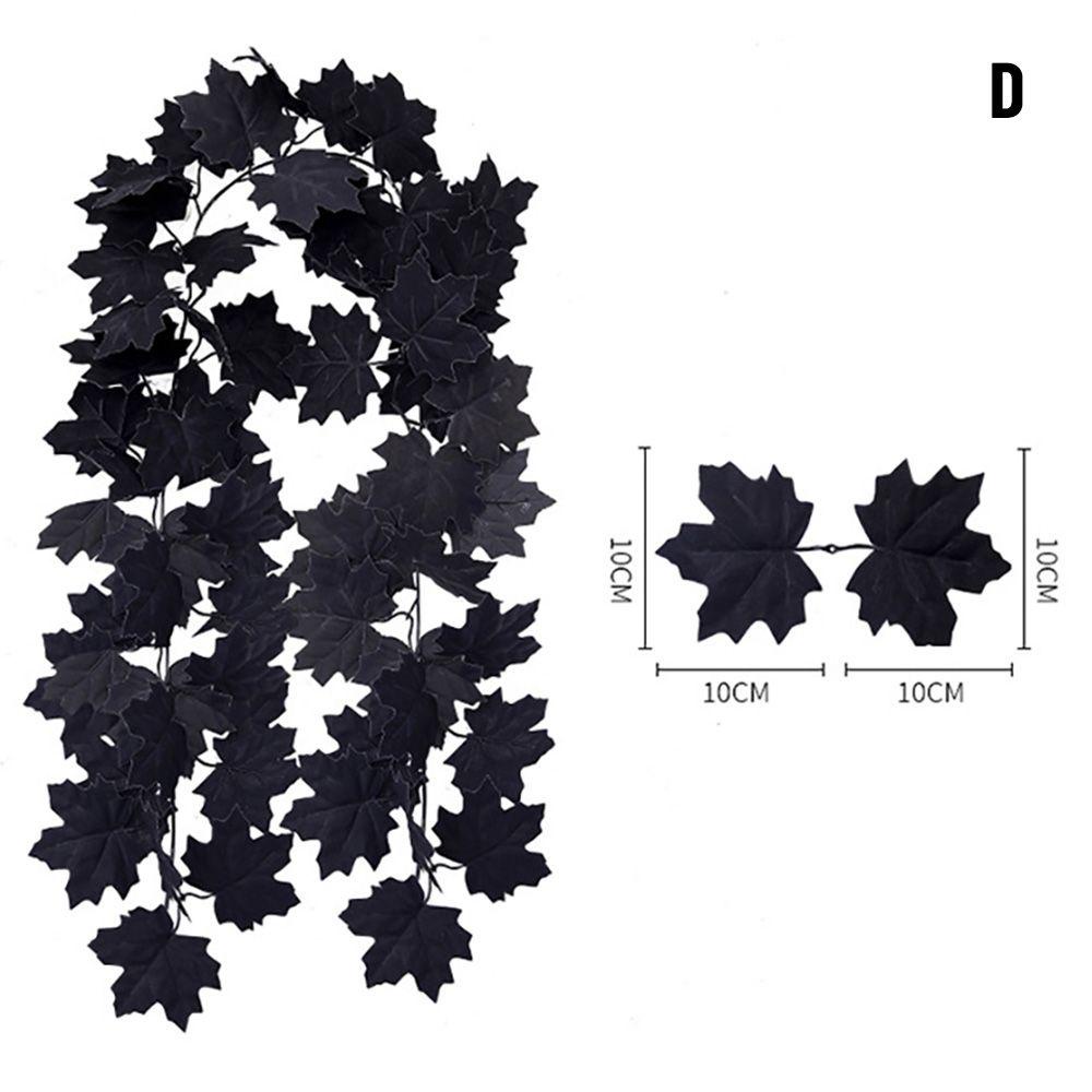 Dây Lá Phong Giả Nhiều Màu Sắc Dùng Trang Trí Tường Dịp Halloween