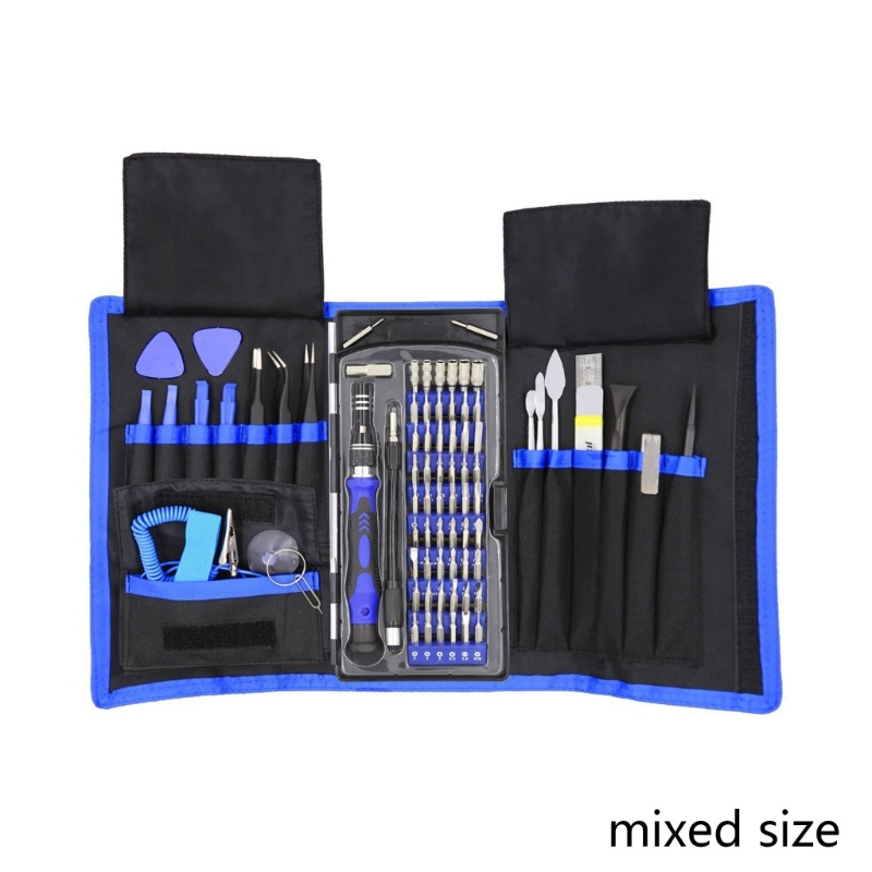 Bộ Tua Vít 80 Trong 1 Xoay 360 Độ Chuyên Dụng Sửa Chữa Điện Thoại Di Động° Thảm Silicone Chống Trượt Thiết Kế Xoay Tròn Độc Đáo