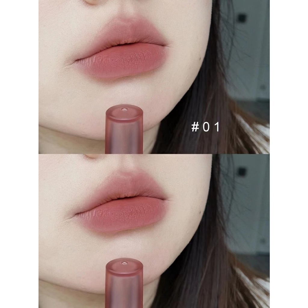 Ouoii] ® Son Môi Dưỡng Ẩm Mềm Mịn Tự Nhiên Màu Lì